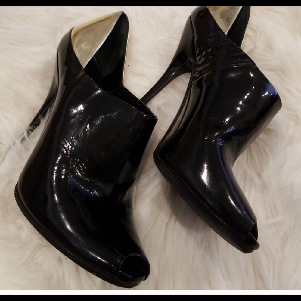 Gucci Patent Leather Booties